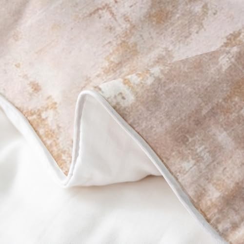 Erosebridal 100% Cotton Watercolor Tie Dye Queen Duvet Cover,Ombre