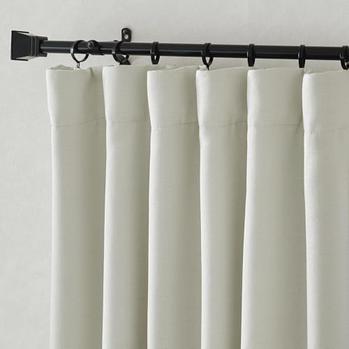 NICETOWN Room Darkening 108 inch Curtains for Bedroom, Rod Pocket/Back