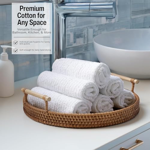Cotton Bar Towels - 16"x19" Bar Mop Cleaning Dish Rags, 36-Pack