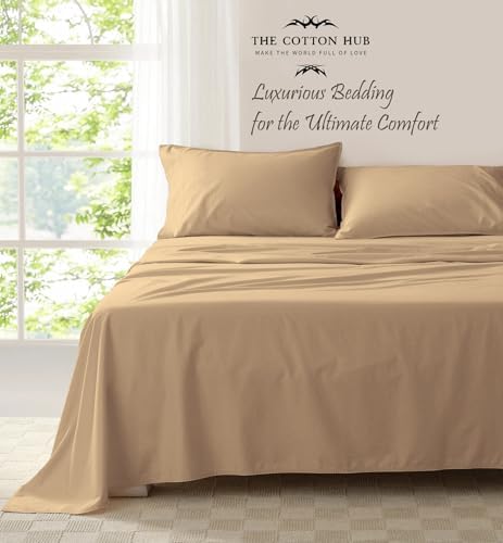 Twin-XL Size 4-Piece Sheet Set 1000 Thread Count Percale 100% Pure