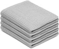 Blue Needles Cotton Kitchen Towels Waffle Weave Set of 4-15