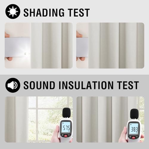 H.VERSAILTEX 100% Blackout Curtains for Bedroom Thermal Insulated