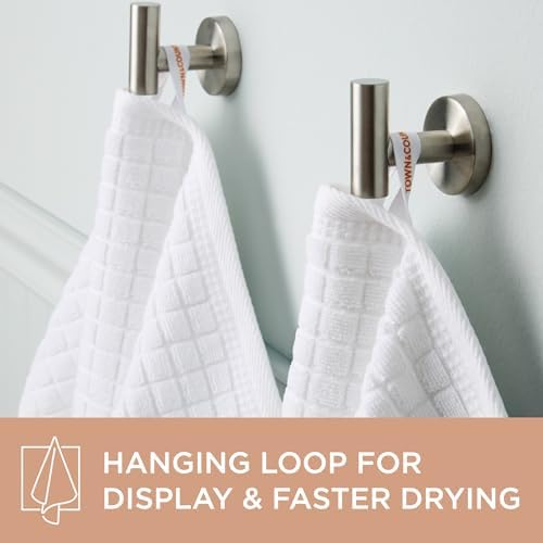 TOWN & COUNTRY EVERYDAY 4-Piece Textured Windowpane Washcloth Set