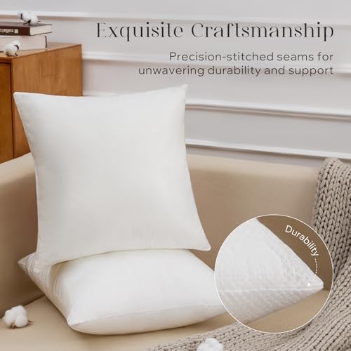 Phantoscope 18x18 Pillow Inserts, Throw Pillow Inserts for Couch, Pack
