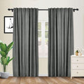 cololeaf 120 Inches Long Blackout Curtains for Bedroom High Ceiling