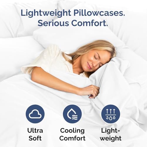 Queen Pillow Cases Set of 6 - Ultra Soft Cozy Pillowcase Covers