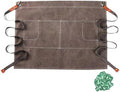 Canvas Work Waist Apron Tool Utility Gardening 1/2 Apron with 4