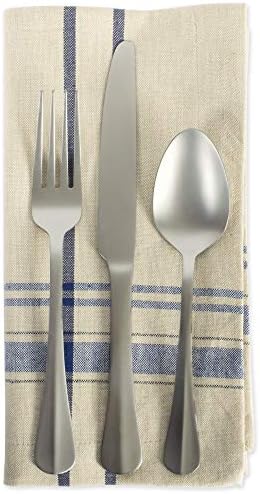 DII French Stripe Tabletop Collection Farmhouse Style Dining Table