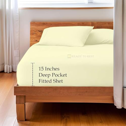 Ready To Rest 3 Piece Full Sheet Set, Fits Mattress 15 Inch Deep with