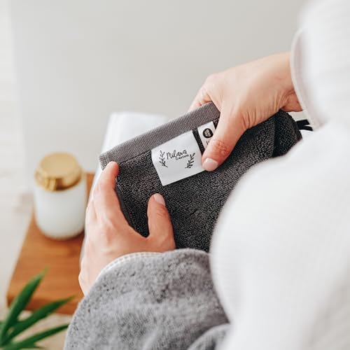 Milara Oversized Turkish Cotton Bath Sheet, Anthracite, 700 GSM, 35x70