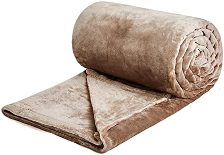 Fleece Blanket King Size 108x90 inches -Lightweight Plush Fuzzy Cozy