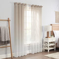 ECLIPSE Ines Printed Ombre Textured Light Filtering Grommet Window