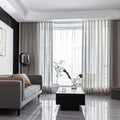 Sheer Curtains Voile 2 Panels Set,2 x 34W x 63H,Sheer Curtains Living