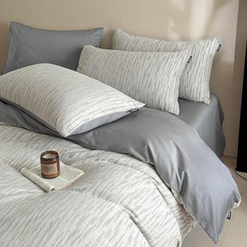 100% Cotton Bedding Duvet Cover Set, Soft Comfort Floral Comforter