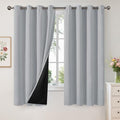 YoungsTex 100% Blackout Curtains 63 Inch Length, Thermal Insulated