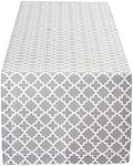 DII Lattice Tabletop Collection, Table Runner, 14x108, Gray
