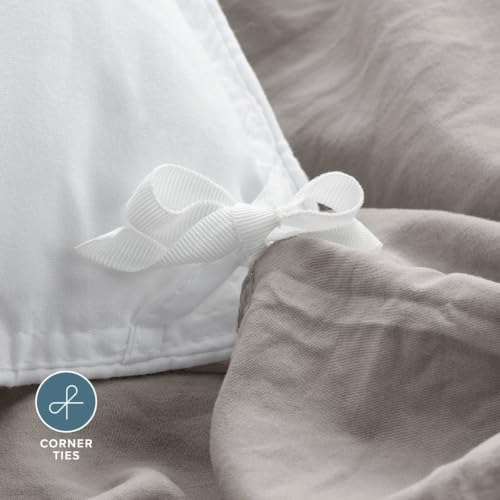 Bare Home Washed Duvet Cover Set 1800 Ultra-Soft