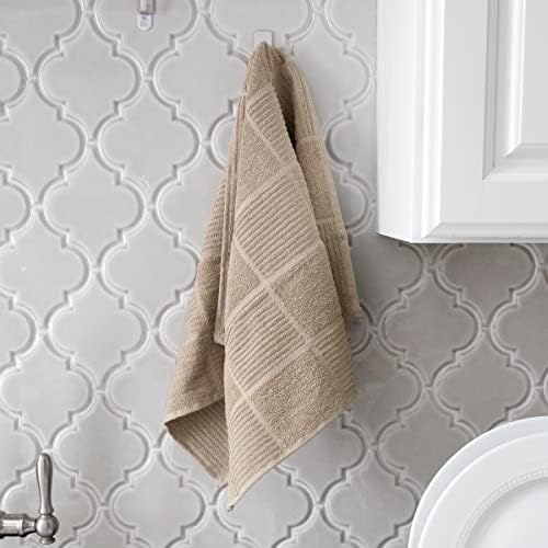T-Fal Textiles 10959 Solid Color Parquet Design 100-Percent Cotton