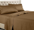 Royal Tradition Full 600TC 100% Cotton Sateen Sheet Set, Taupe