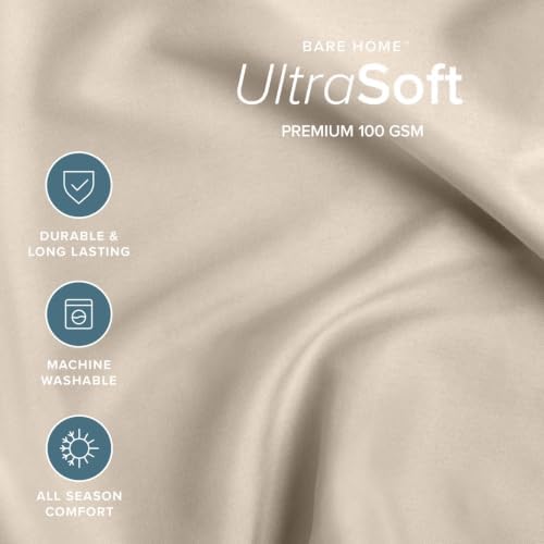 Bare Home Comforter Set - Full Size - Ultra-Soft - Goose Down