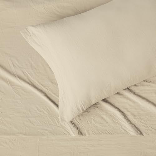 Amazon Basics Twin Bed Sheet, 3-Piece Bedding Set, Double Brushed