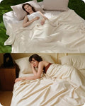 Bedsure Cooling Cotton Waffle Blanket Bundle Cooling Sheets King