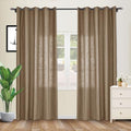 cololeaf Curtains for Bedroom Linen Texture Light Filtering and