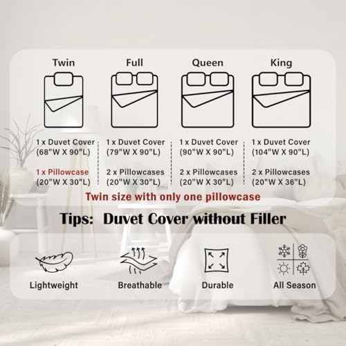 Castle Fairy Modern Duvet Cover Queen Size,Gray and White Square