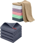 Homaxy 100% Cotton Waffle Weave Kitchen Dish Cloths