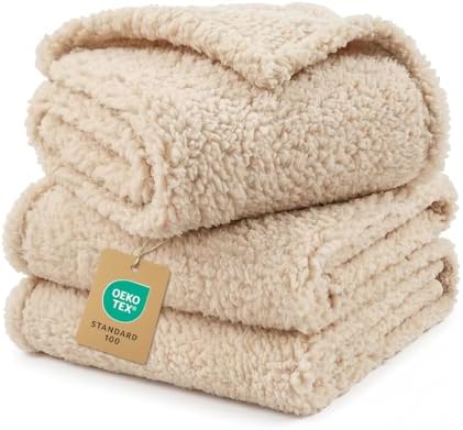1 Pack 3 Calming Blankets Fluffy Premium Fleece Pet Blanket Soft