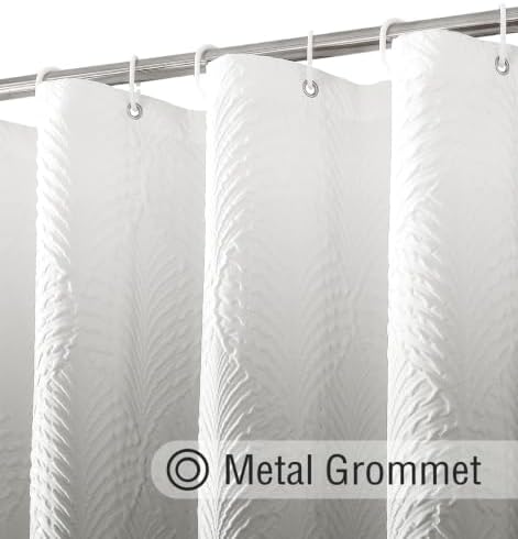Gibelle Ombre Grey Shower Curtain for Bathroom, Farmhouse Bath Curtain