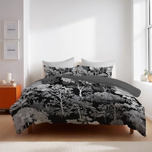 Cozy Lightweight Duvet Cover Set Microfiber Bedding Set Delicate