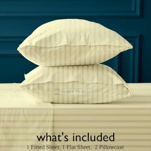 Ready To Rest 100% Egyptian Cotton Split King Sheets Sets for
