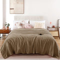 Throw Blanket for Bed Couch,King Size 108"x90",Beige,Soft Cozy Warm