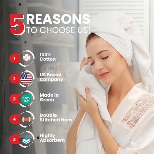 Infinitee Xclusives Grey Towel Bundle - Includes 4 Washcloths and 6