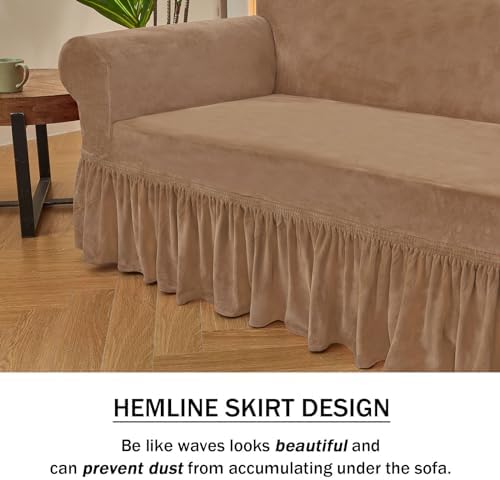 NICEEC Coffee Couch Covers for Sofa Cover Universal Slipcovers with