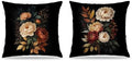 William Morris Inspired-Vintage Peony Floral Pillow Covers 18x18 Set