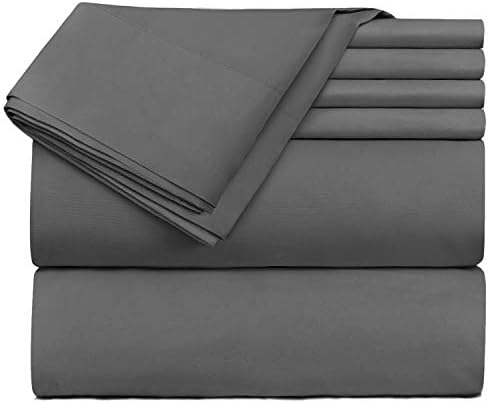 Twin XL Size Sheets – 3 Piece Twin XL Gray Bed Sheet Set - Hotel Bed