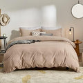 100% Cotton 600 Thread Count Duvet Set, 1 Piece Duvet Cover with