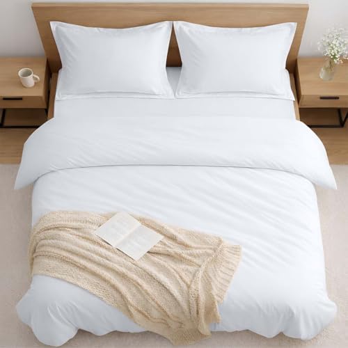 Kotton Culture Pre Washed Microfiber 3 Pc Queen Size Duvet Cover Set