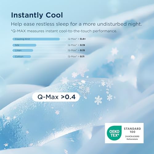 Bedsure Cooling Bamboo Blanket Bundle Cooling Pillow Cases, Cooling