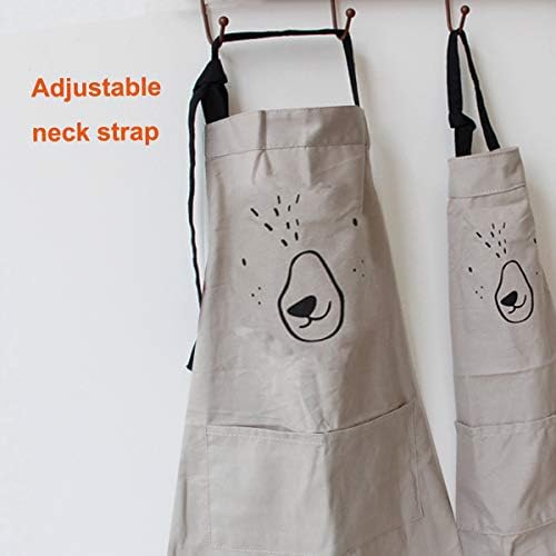 2 Pack Cotton Adjustable Parent and Child Apron with Pockets Mommy and