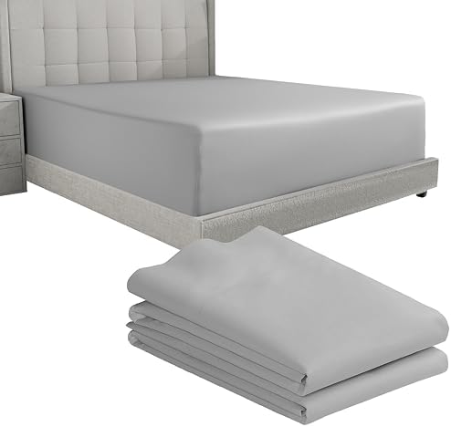 Bedding Bundle - Queen Fitted Sheet with 2 Pillowcases, 600 Thread