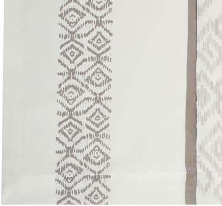 Grand Avenue Taupe Curtain, Grommet Light Filtering Window Curtains