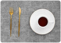 Dining Table Placemats Rectangle Set of 6 Washable