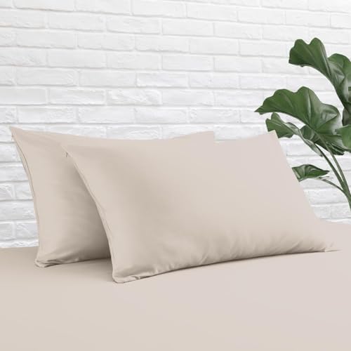 Pillow Cases Standard Size 4 Pcs,100% Egyptian Cotton 400 Thread Count