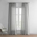 HPD Half Price Drapes Solid Sheer Curtains For Living Room Linen