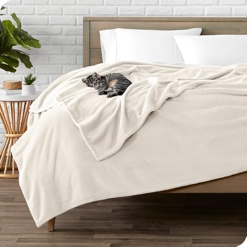 Lightweight Ultra Soft Micro Plush Flannel Fleece Throw Blanket King