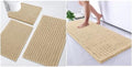Arotive Luxury Chenille Bathroom Set, Bath Rug (47" x 20") and
