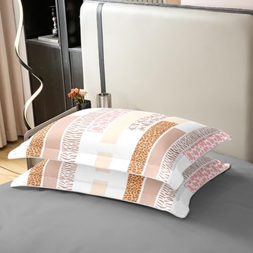 Castle Fairy Stripe Leopard Zebra Kids Bedding Set King Size 100%